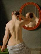 Christoffer Wilhelm Eckersberg, Nude (Morning Toilette) (mk09)